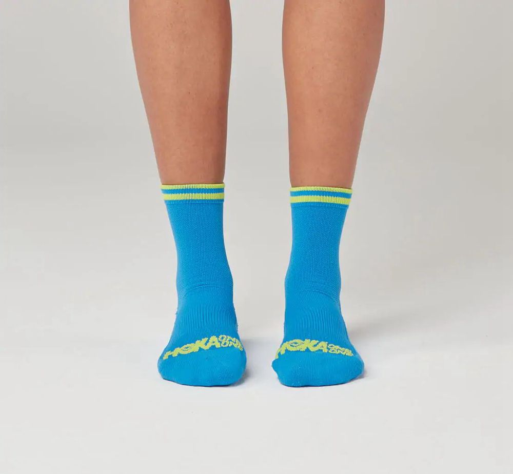 Hoka Sock NZ - Hoka All Gender Per Blue (UEA519486)